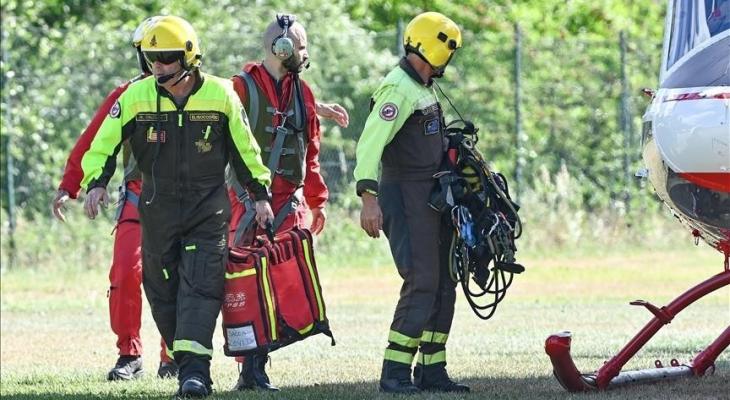العثور على 7 جثث بعد تحطم طائرة هليكوبتر في إيطاليا