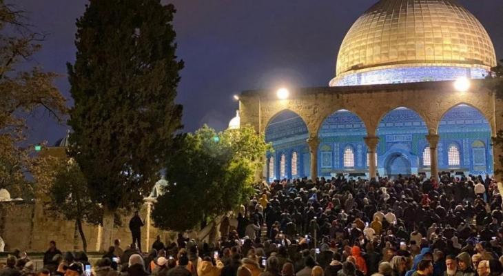 مشاركة واسعة في فجر وجمعة "القدس عربية إسلامية" نصرة للأقصى