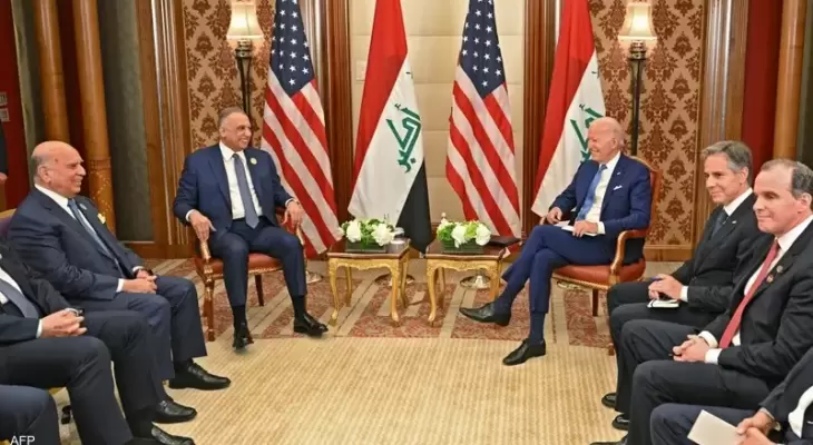 بايدن ورئيس الوزراء العراقي