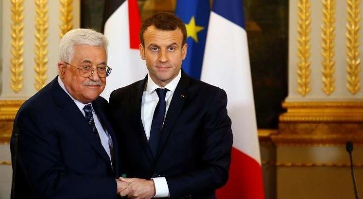 ماذا قال ماكرون خلال مؤتمر صحفي مع الرئيس عباس في باريس؟