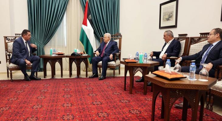 الرئيس عباس يستقبل المبعوث الروسي في رام الله