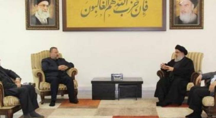 طالع تفاصيل لقاء نصر الله مع وفد حركة حماس برئاسة العاروري في بيروت