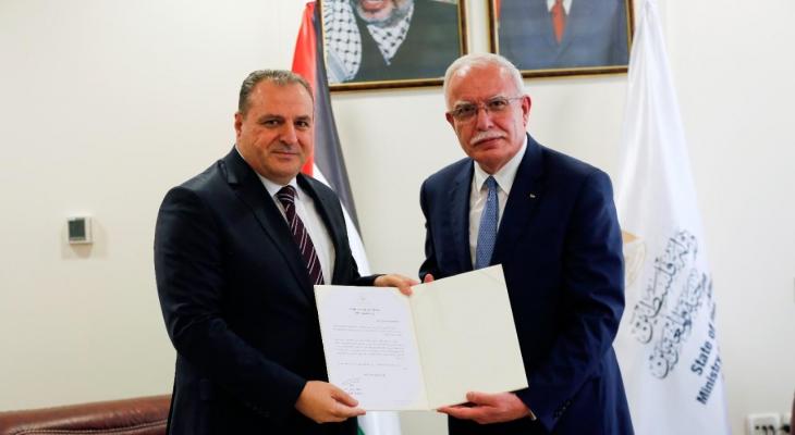 المالكي يتسلّم أوراق اعتماد سفير المملكة الأردنية الهاشمية.jfif