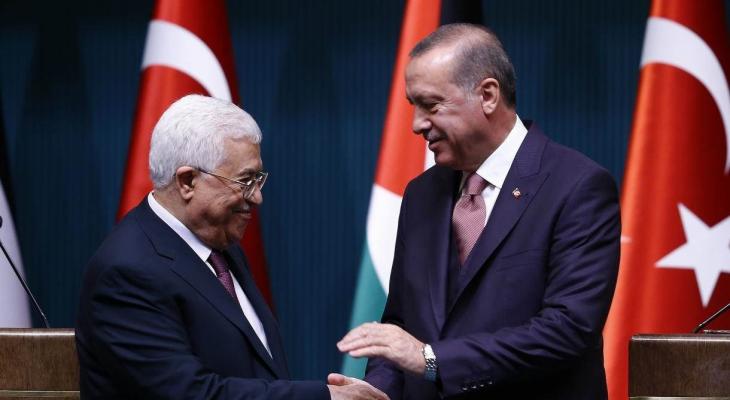 أردوغان يستقبل الرئيس عباس بمراسم رسمية في أنقرة