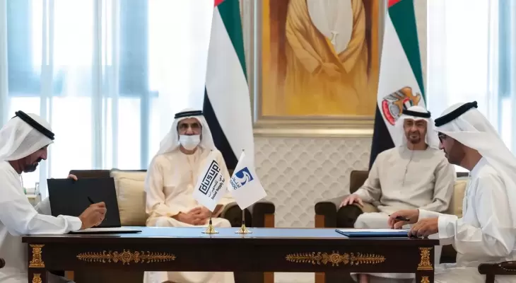 أدنوك الإماراتية توقع اتفاقية لبيع الغاز لهيئة دبي للتجهيزات