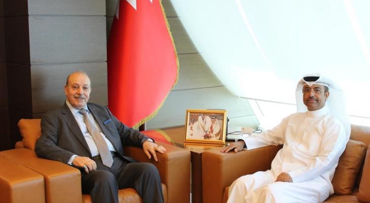السفير عارف يبحث مع وزير المواصلات والاتصالات البحريني سبل تعزيز التعاون.jfif