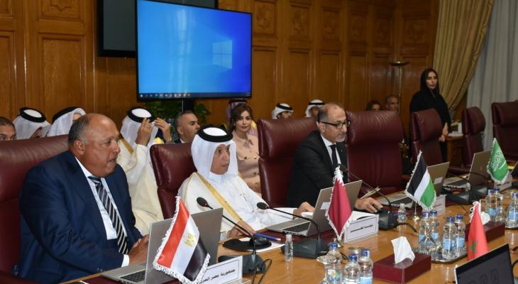 اللجنة الوزارية العربية المعنية بالتحرك لوقف الإجراءات الإسرائيلية بالقدس تجتمع في القاهرة.jpg