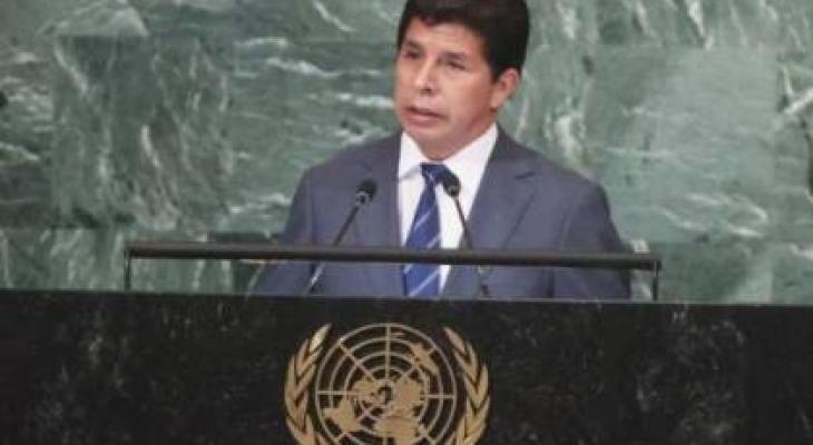 رئيس جمهورية بيرو يعلن نية بلاده فتح مكتب تمثيلي في فلسطين