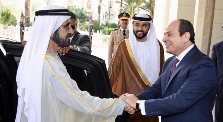 السيسي يستقبل نائب رئيس دولة الإمارات 