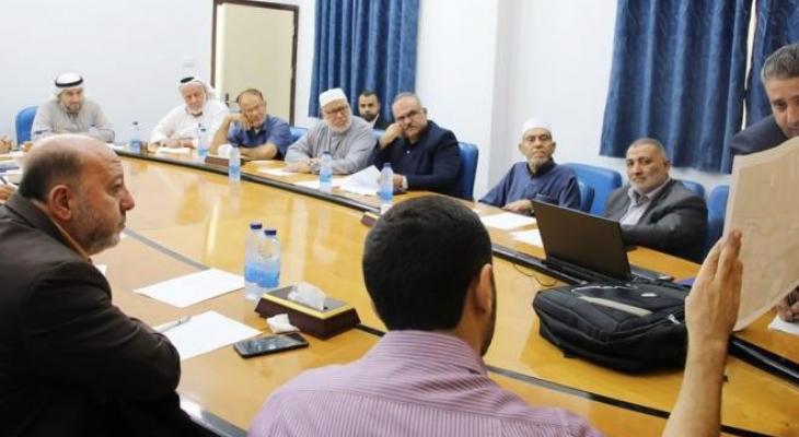 التشريعي بغزة يستمع لوكيلي وزارتي الأشغال والحكم المحلي