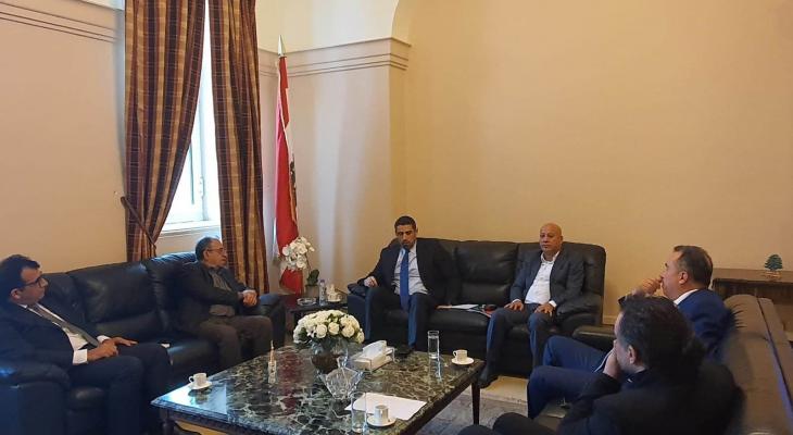 أبو هولي يبحث مع لجنة الحوار اللبناني الفلسطيني أزمة الأونروا