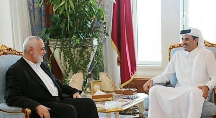هنية يبعث برقية تهنئة إلى أمير قطر