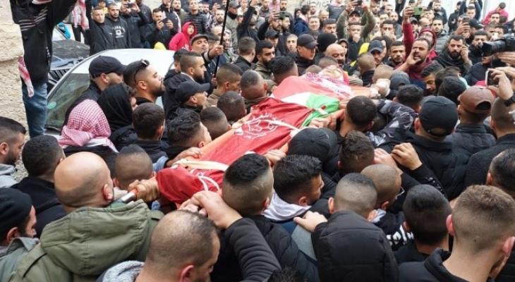 أهالي القدس يُشيعون جثمان الشهيد الفتى محمد علي