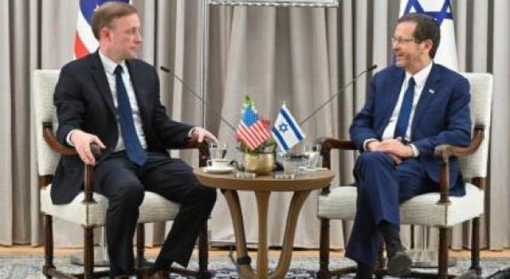 هرتسوغ يستقبل مستشار الأمن القومي الأمريكي في "تل أبيب"