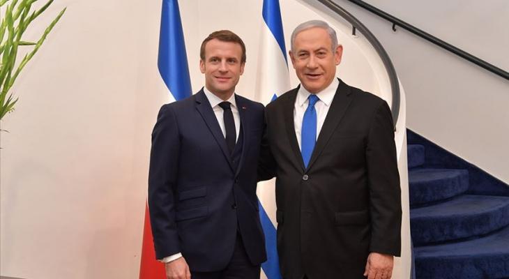 الإعلام العبري يكشف عن تفاصيل اجتماع نتنياهو مع الرئيس الفرنسي