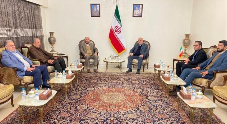 وفد من "حماس" يلتقي السفير الإيراني في لبنان
