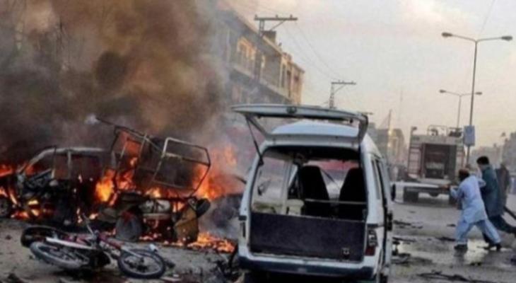 مقتل 4 أشخاص وإصابة 8 آخرين في انفجار وقع غرب الباكستان