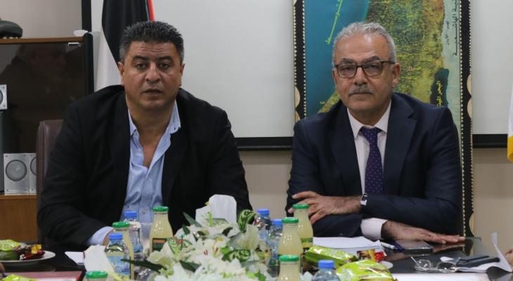 غزة: الغرفة التجارية تستقبل رئيس الهيئة العامة للشؤون المدنية