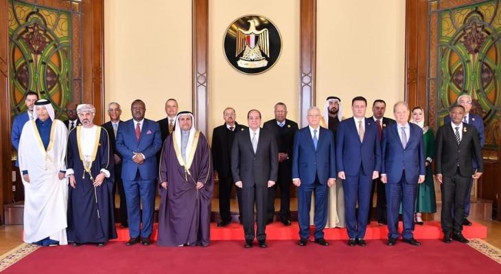 السيسي يستقبل رؤساء المجالس والبرلمانات العربية المشاركين في المؤتمر الخامس للبرلمان العربي