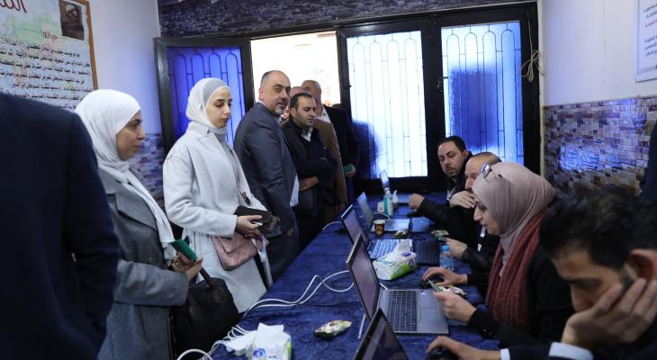 بدء عملية اقتراع انتخابات غرفة تجارة وصناعة محافظة نابلس