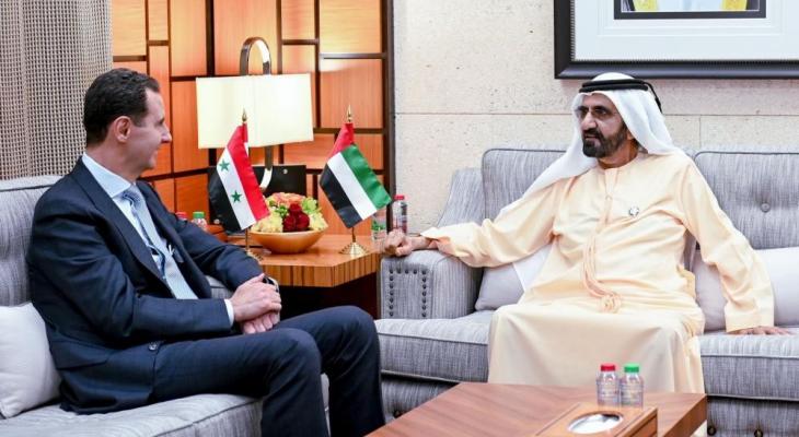 الأسد يصل دولة الإمارات في زيارة رسمية