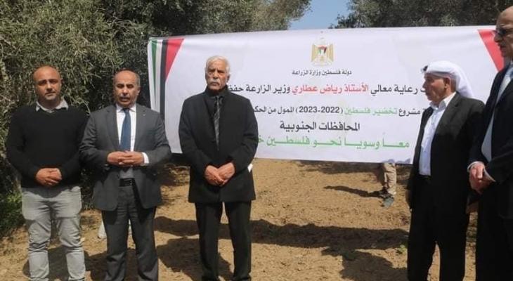 وزير الزراعة يُعلن إنطلاق برنامج تخضير فلسطين للعام 2023.jfif