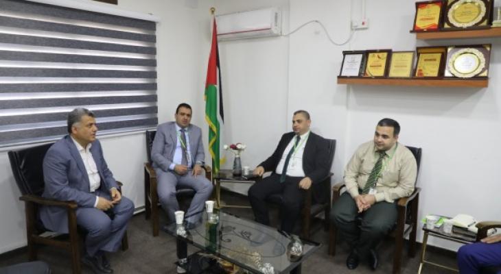مدير عام شركة كهرباء غزّة يلتقي بوفد رفيع من شركة الاتصالات الفلسطينية