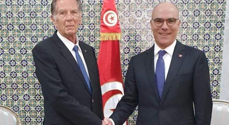 وزير خارجبة تونس.