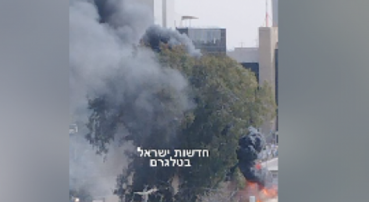 حريق ضخم في "تل أبيب"