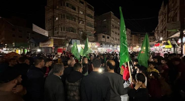 وقفة لـ"حماس" تنديدًا بجريمة الاحتلال في نابلس