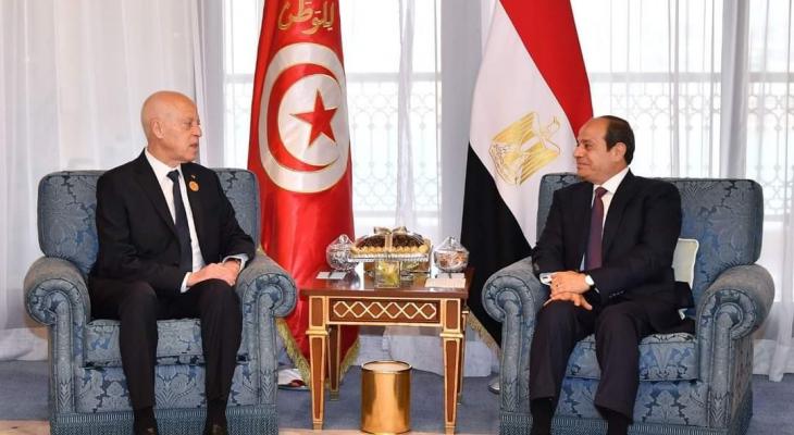 مصر وتونس تسعيان لتكثيف الجهود المبذولة لحل أزمتي ليبيا والسودان