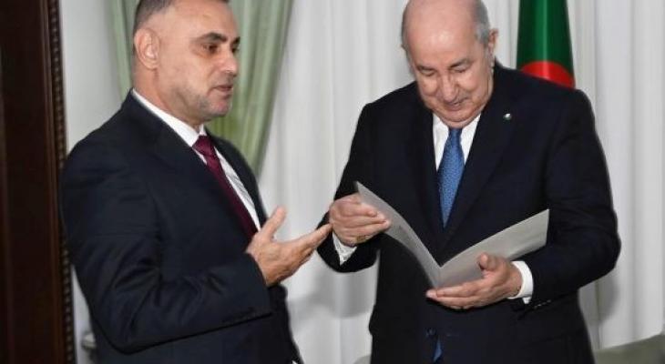 السفير أبو عيطة يسلم رسالة خطية من الرئيس عباس إلى نظيره الجزائري