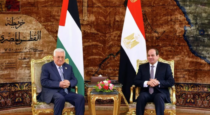 الرئيس عباس يجتمع مع نظيره المصري ويوجه له رسالة شكر