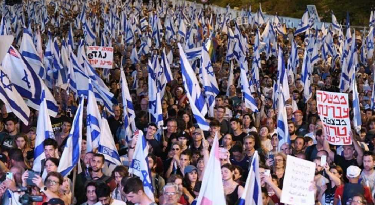 تظاهرات في اسرائيل