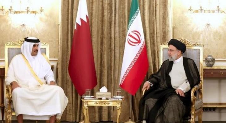 أمير قطر يدعو الرئيس الإيراني لزيارة الدوحة.jpg