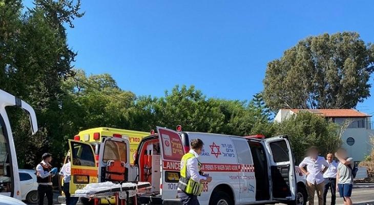 إصابة سائق دراجة نارية بجروح خطيرة في "تل أبيب"