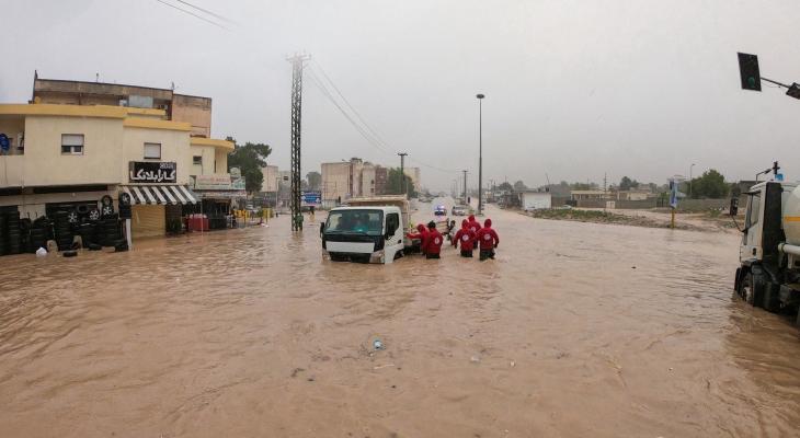 ارتفاع حصيلة الضحايا الفلسطينيين من إعصار "دانيال" في ليبيا إلى 23 شهيد HhUfF