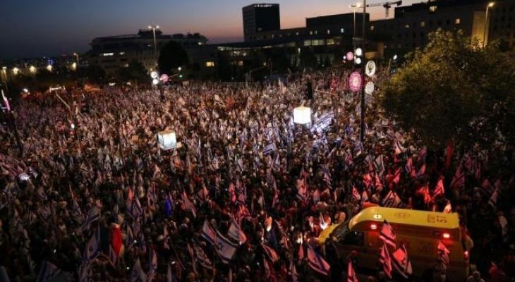 عشرات الآلاف يتظاهرون ضد حكومة نتنياهو في القدس