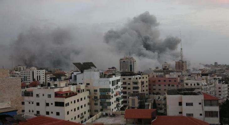 قصف إسرائيلي شمال غرب غزة.jpg