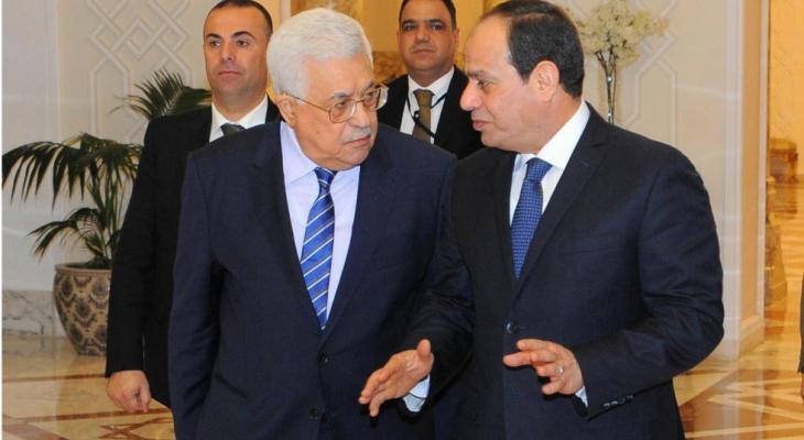 الرئيس عباس والسيسي.
