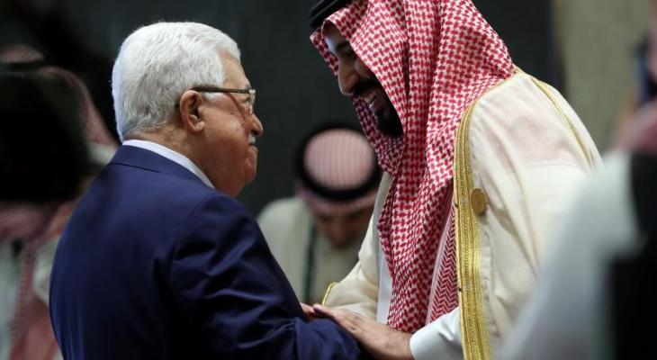 الرئيس محمود عباس وولي العهدي السعودي