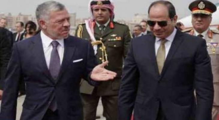 الرئيس المصري يتلقى اتصالات هاتفيًا من ملك الأردن