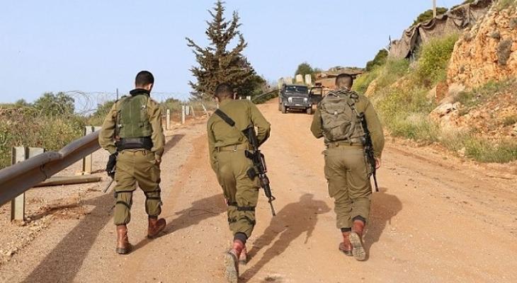 قوات الاحتلال قرب الحدود اللبنانية