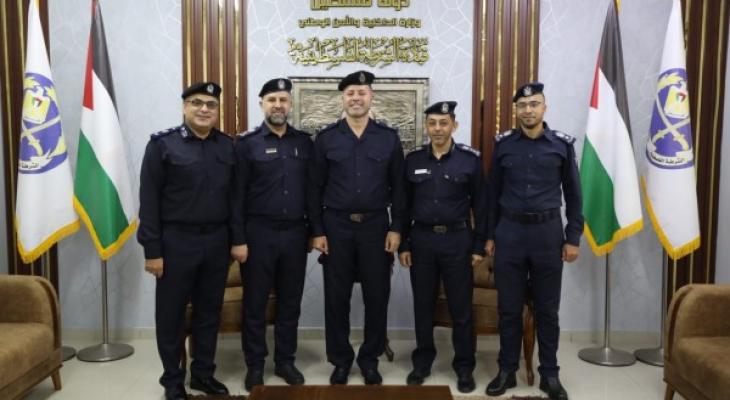 تعيين مدراء جدد لعدد من مراكز الشرطة بغزة.jpg