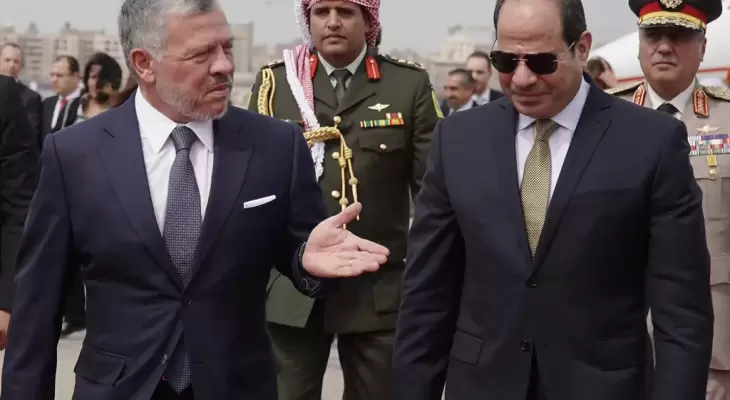 السيسي والملك عبد الله