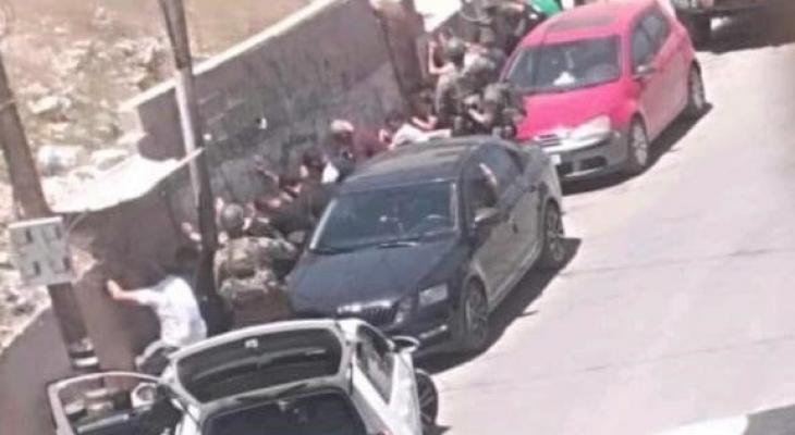 قوات الاحتلال خلال اقتحام بلدتي بروقين وكفر الديك غرب سلفيت
