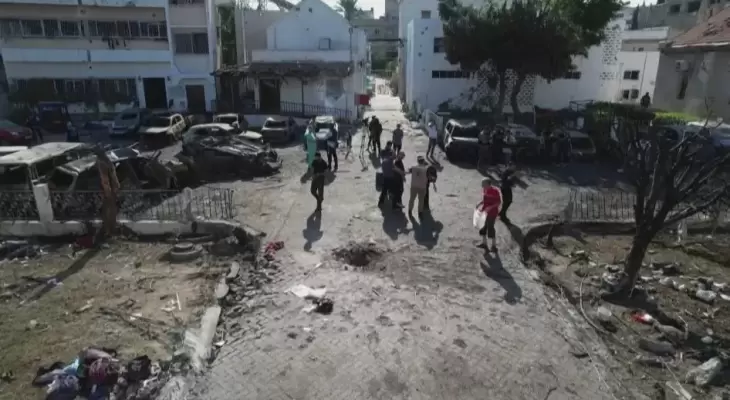 قصف المستشفيات في غزة