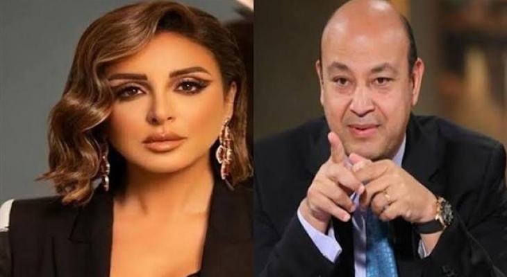 عمرو أديب وانغام