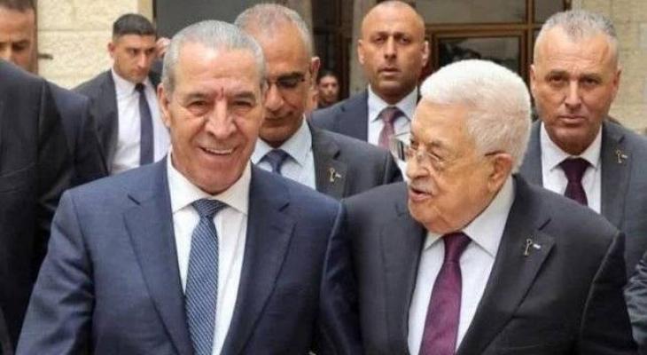الرئيس عباس وحسين الشيخ