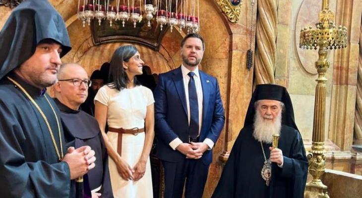 البطريرك مع فانس